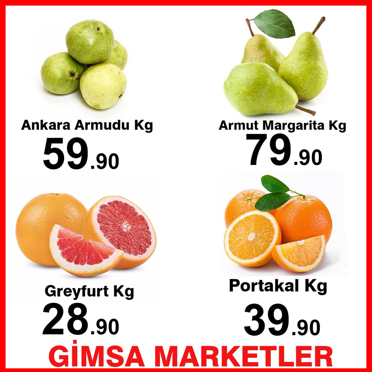 14 Nisan 2026 Tarihinde Geçerlidir

#gimsamarket #ankara #kampanya #fırsat #manav#sebze#meyve
#kasap #şarküteri #balık #gıda #pasta #tatlı#unlumamuller#fastfood #züccaciye#plastik#elektronik#çeyiz #oyuncak#kırtasiye#kozmetik