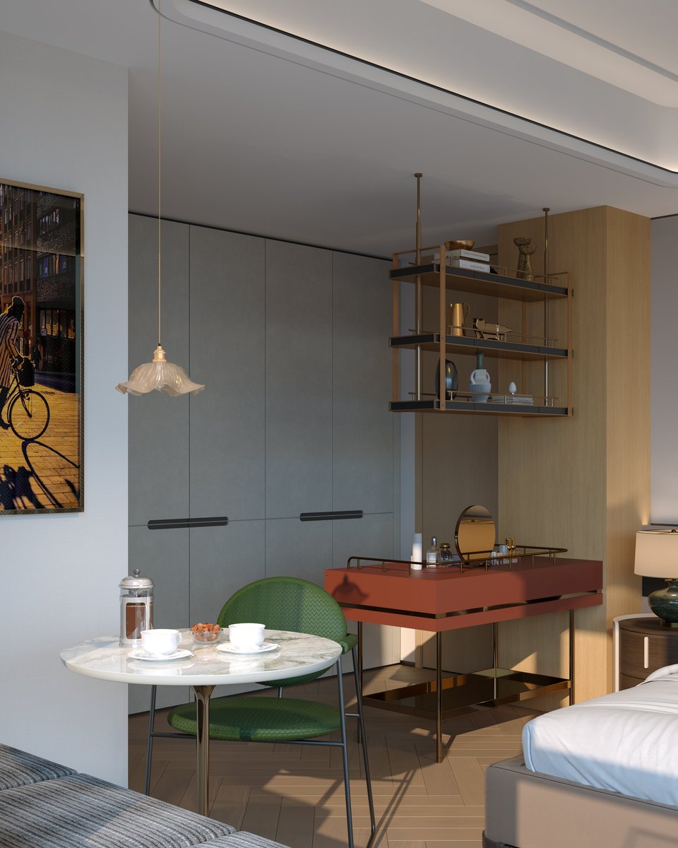 4Tt2xAxG8h23589's tweet image. When light enters, the space comes alive
Details tell the story—that’s what a good render does
Interior rendering | residential &amp;amp; commercial
Open for collaboration 🤝
#ArchViz  #InteriorDesign #3DRendering #Architecture #FreelanceArtist #HireAnArtist