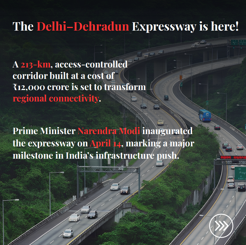 ET_Infra's tweet image. The Delhi–Dehradun Expressway is now open—and it’s set to reshape how North India moves.
📖: infra.economictimes.indiatimes.com/news/roads-hig…

#Infrastructure #IndiaGrowth #Highways #Connectivity #Sustainability #Logistics #Transport #ETInfra