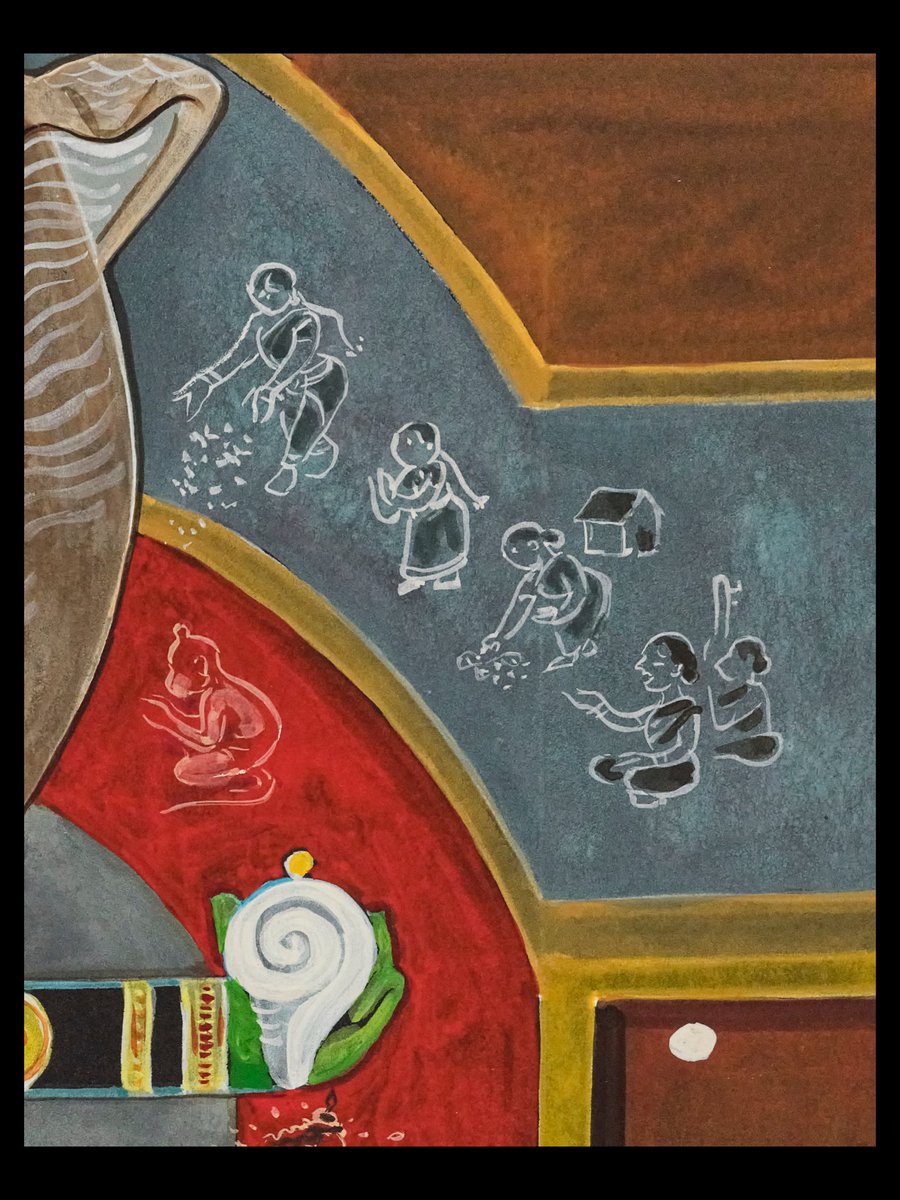 keshav61's tweet image. Vishwaroopa

#krishnafortoday #watercolour #details