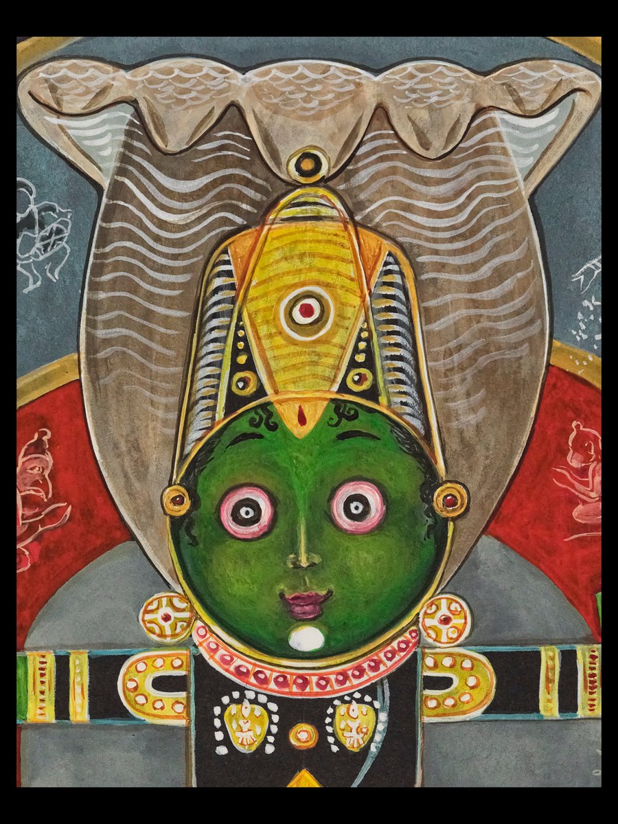 keshav61's tweet image. Vishwaroopa

#krishnafortoday #watercolour #details