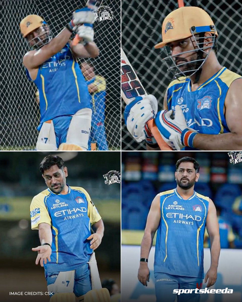 Sportskeeda's tweet image. CSK fans, look who’s back in the nets 👀💛

MS Dhoni gearing up - is the comeback getting closer and closer? 🔥🏏

#MSDhoni #CSK #IPL2026 #Cricket #Sportskeeda