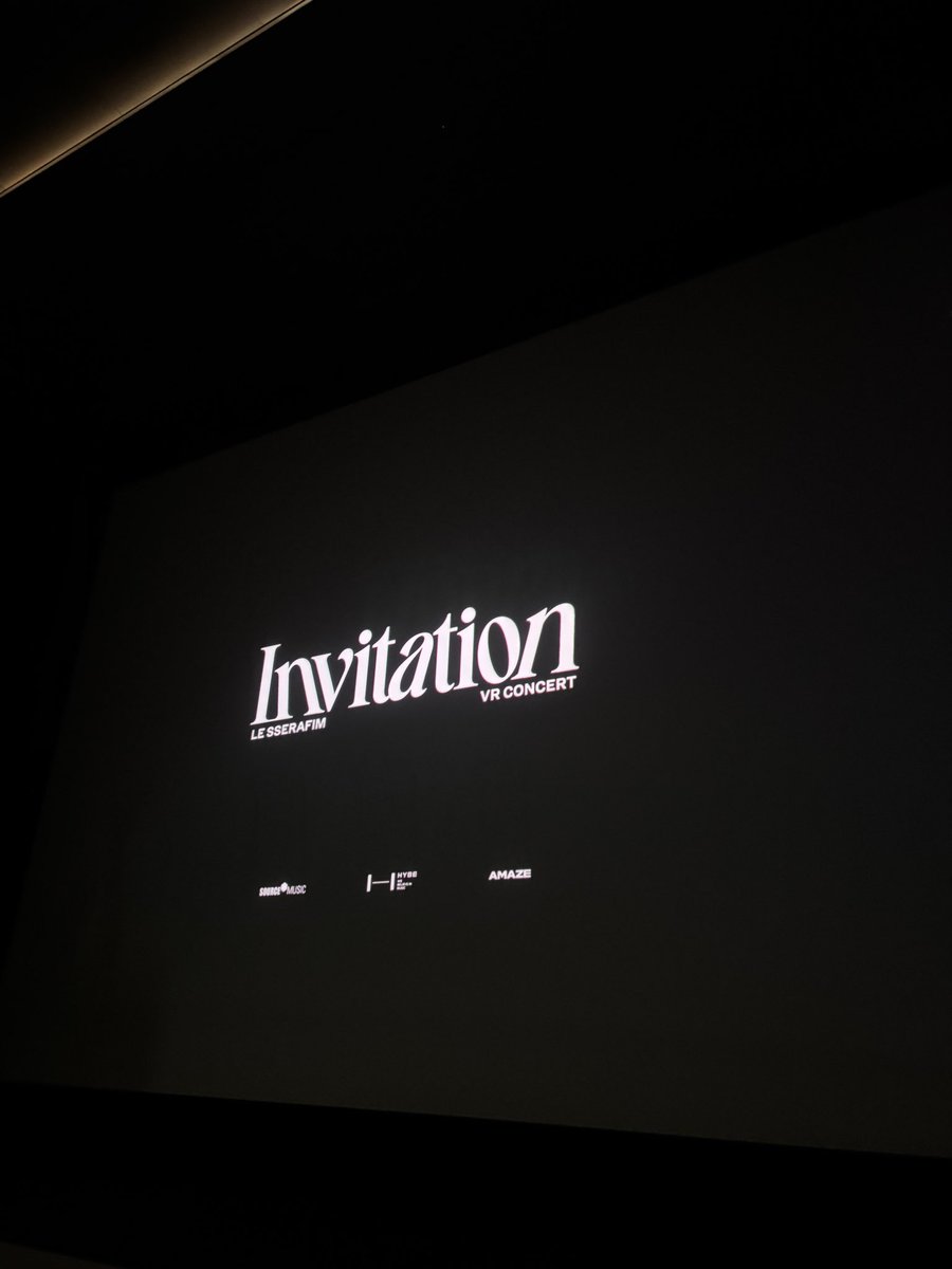 先行上映会参加してきました🔥

最前列どころかメンバーに入り込む形で、臨場感満載のアトラクションみたいでした！
楽しいセトリでピオナ一丸となって掛け声をしながら鑑賞出来ました✨

#LE_SSERAFIM_VRコンサート
#LE_SSERAFIM_INVITATION
#最前列のその先へ
#ルセラの世界に飛び込め