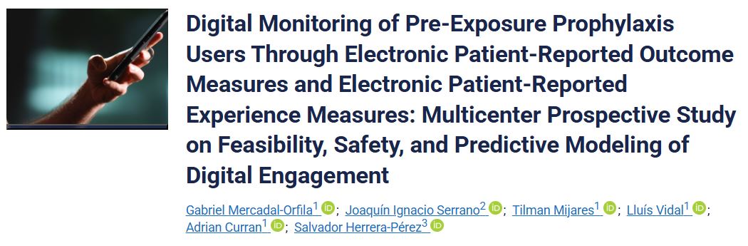 farupeib's tweet image. 🆕Nuevo Paper: Digital Monitoring of #PreExposure Prophylaxis Users Through Electronic PROMs and Electronic PREMs: Multicenter Prospective Study on Feasibility, Safety, and #Predictive Modeling of Digital Engagement
f.mtr.cool/agockxcpel

📰+ Papers en f.mtr.cool/hwafnrqxsx