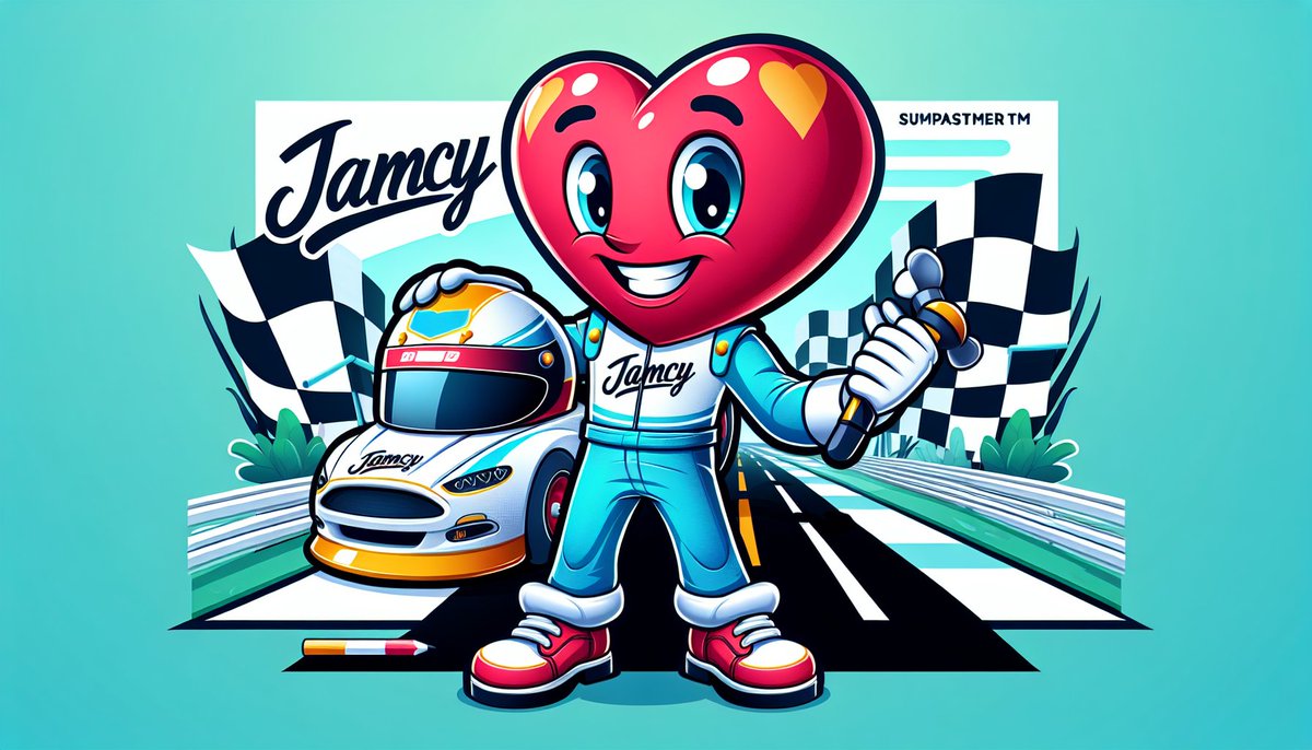 JamcyMeme's tweet image. Jamcy The Race Car Driver 
#JamcyProfessions #Race