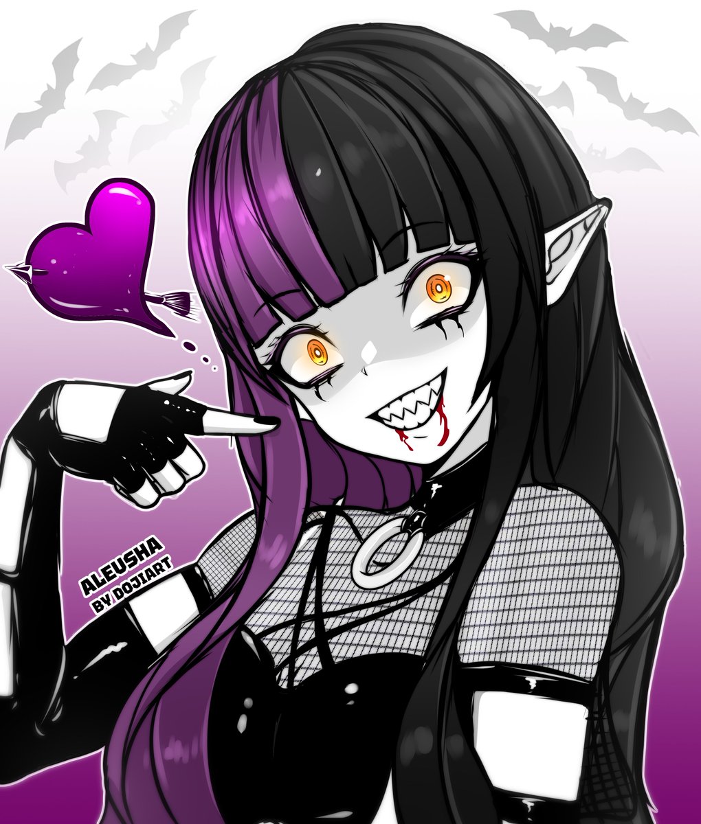 He decidido hacer un hashtag oficial para mis fanarts hechos por los loquitos del Manicomio ! Usadlo a partir de ahora si subis dibujitos mios por aqui porfa! #AleushaFanart

Empiezo con el regalo de cumple que me hizo <a href="/dojiartVT/">DojiVT |💚Vtuber Artist💚</a> 💜🖤