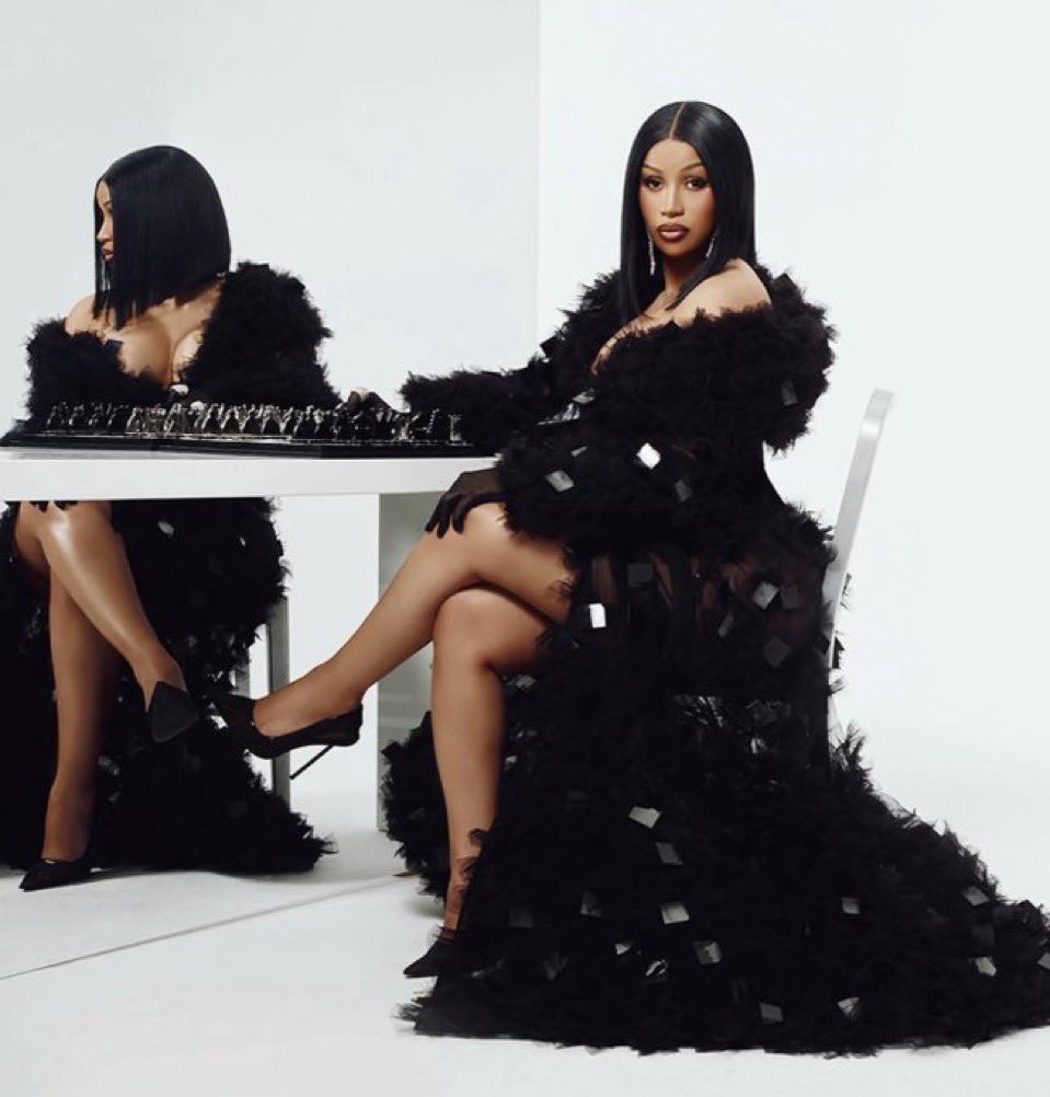 Cardi B has received 4 nominations at the American Music Awards:

• Album of the Year — “AM I THE DRAMA?”
• Best Hip-Hop Album — “AM I THE DRAMA?”
• Best Female Hip-Hop Artist 
• Best Hip-Hop Song — “ErrTime”