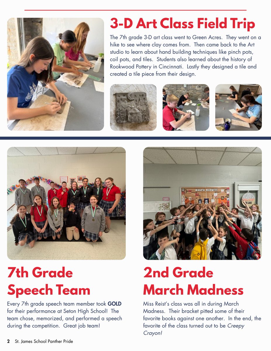 St. James School WO tweet media