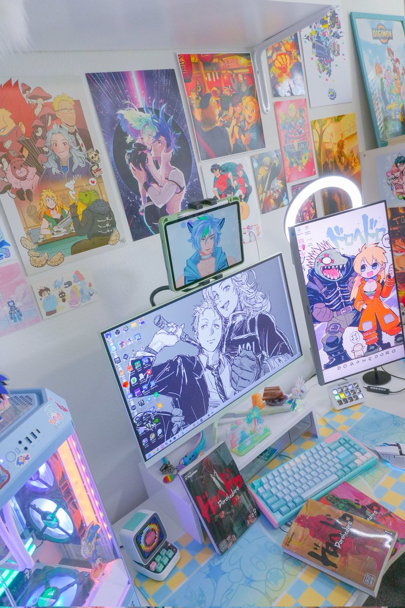 DyvexAwoo's tweet image. I have been greatly enjoying re-watching Dorohedoro lately. Why is this anime so perfect? 😩💙  

#Dorohedoro #PCsetup #anime