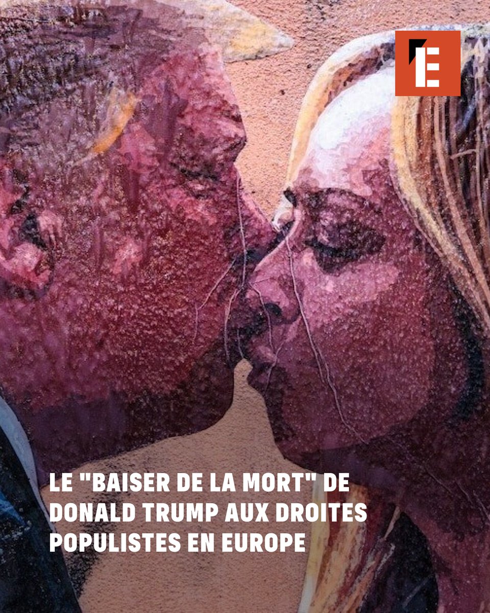 LEXPRESS's tweet photo. CHRONIQUE. Les leaders nationalistes européens prennent leurs distances avec le président américain. Sans réussir à faire oublier son parrainage. ➡️ https://t.co/QVvND4MF4y

✍️ @CFieschi https://t.co/T3jNp7orso
