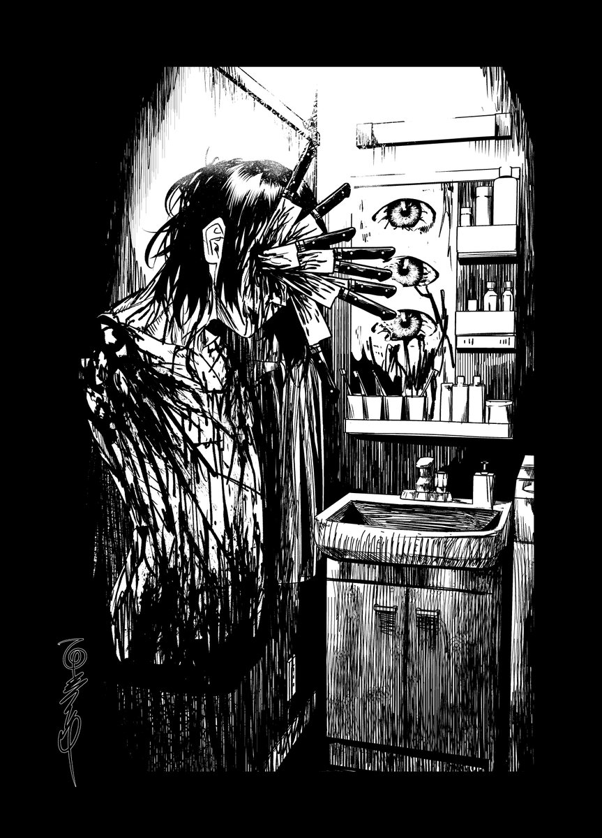 石黒テル密＠ホラー漫画 tweet media