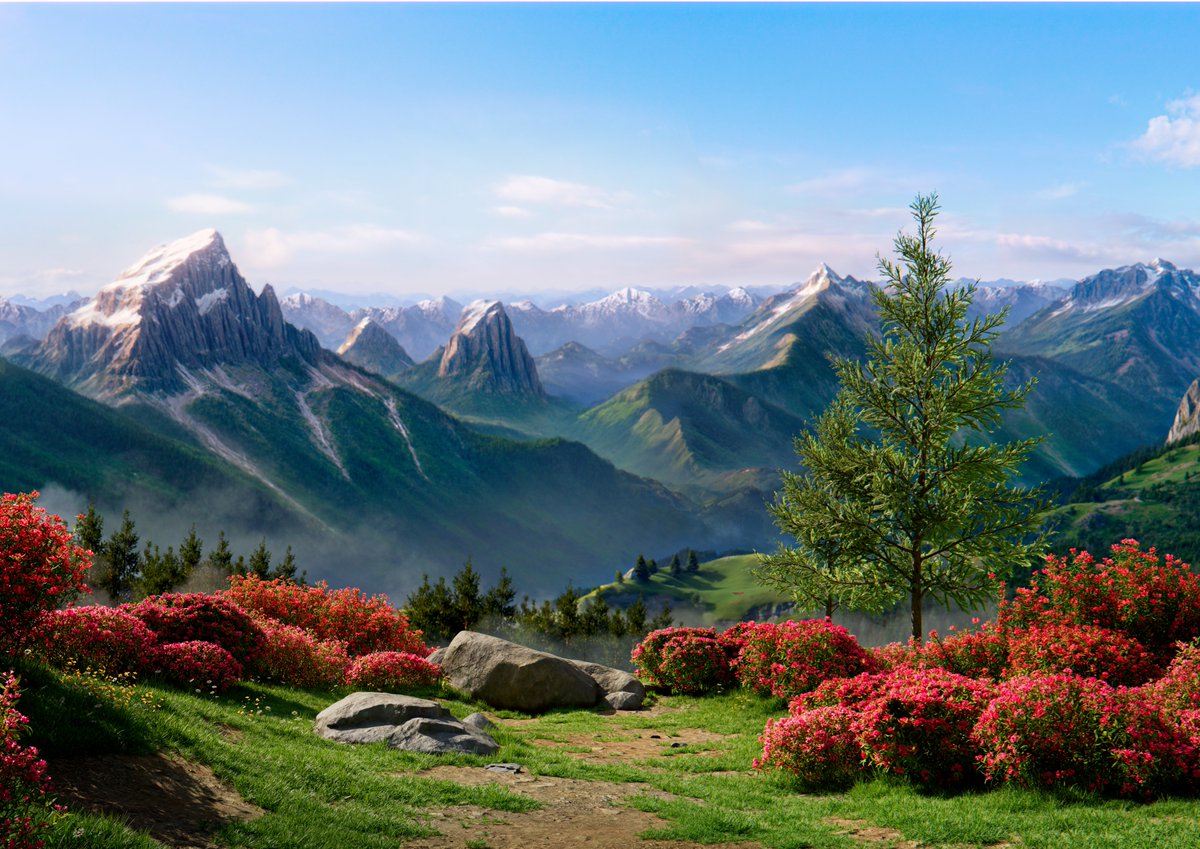 3DoublesProd's tweet photo. Crafting the world of "Heidi, The Rescue of the Lynx" 🎨

We’ve blended 1870s realism with Miyazaki-inspired simplicity. Every peak and shadow is designed for an authentic, cinematic 3D experience. 🏔️ #Heidi https://t.co/TfVrgb6tyf