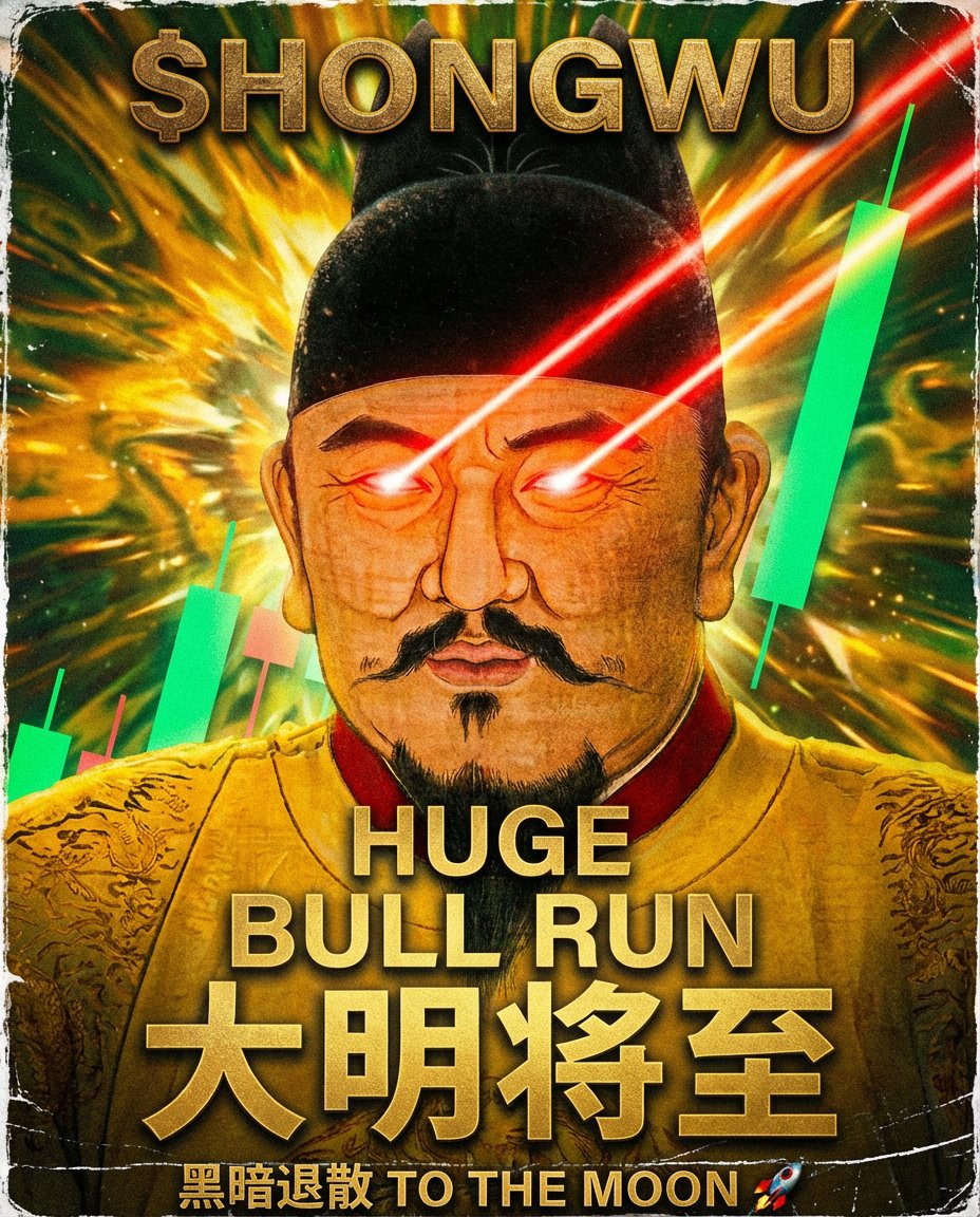 rice_smith18869's tweet photo. The Emperor has awakened. ๐โก๏ธ
$HONGWU is not just a meme, it's a movement. โ
Dev out (0%) โ
Community Takeover (CTO) โ
Smart money entering
HUGE BULL RUN incoming. The laser eyes are targeting the moon. Don't fade the Emperor. ๐๐
#Solana #MemeCoin #100x #BullRun #HONGWU https://t.co/ZHfHLC6iKR