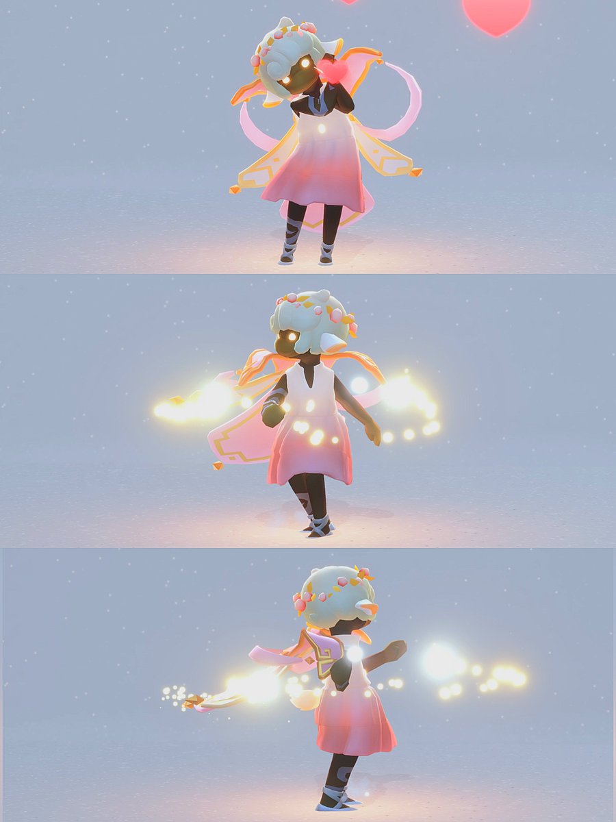 ThatSkySolar's tweet photo. Can’t help it…I’m a pink person 🩷
.
.
Dress: 🤍+💜
Cape: 🤍+💜 / 🤍+💙
Hair accessory: 💛+🤍

#SkyCreatorTroupe #DaysofNature #ThatSkyGame https://t.co/Cl2rPd8aA1