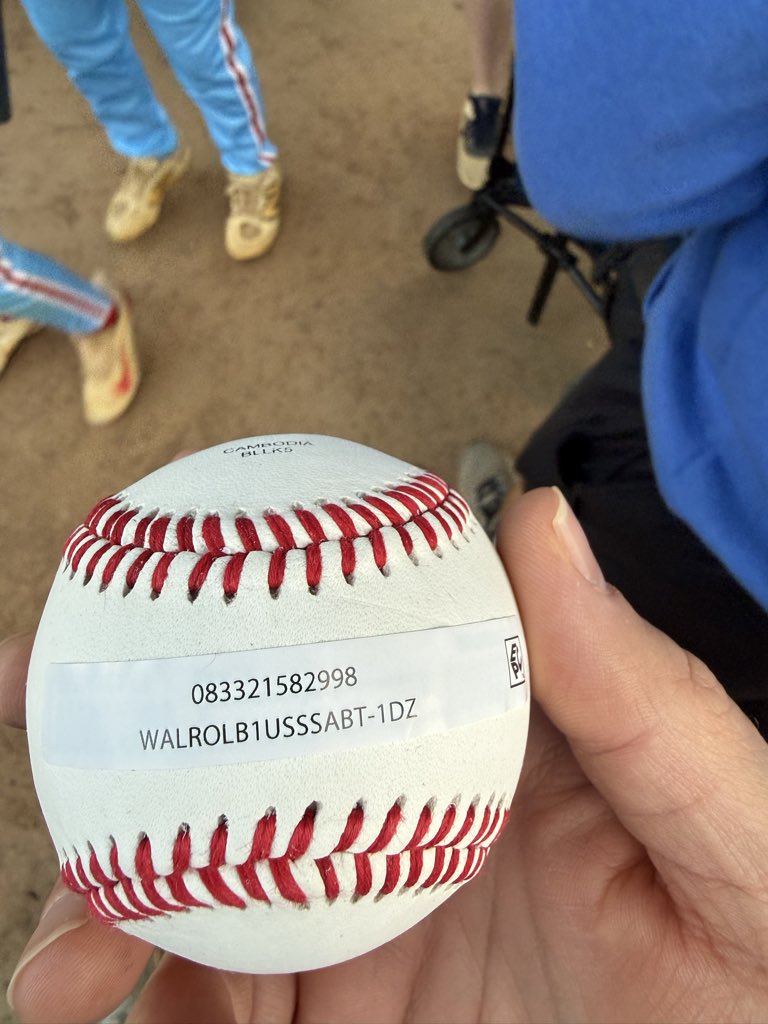 Shady_Stevens's tweet photo. @RawlingsSports @USSSABSBL we purchased these baseballs for a tournament. These stickers were a mess. Please don’t put these on there. We couldn’t get the stuff off. As expensive as these balls are, we should be able to take them out of the package and hand them to the umpire. https://t.co/8L2P9D8MRu