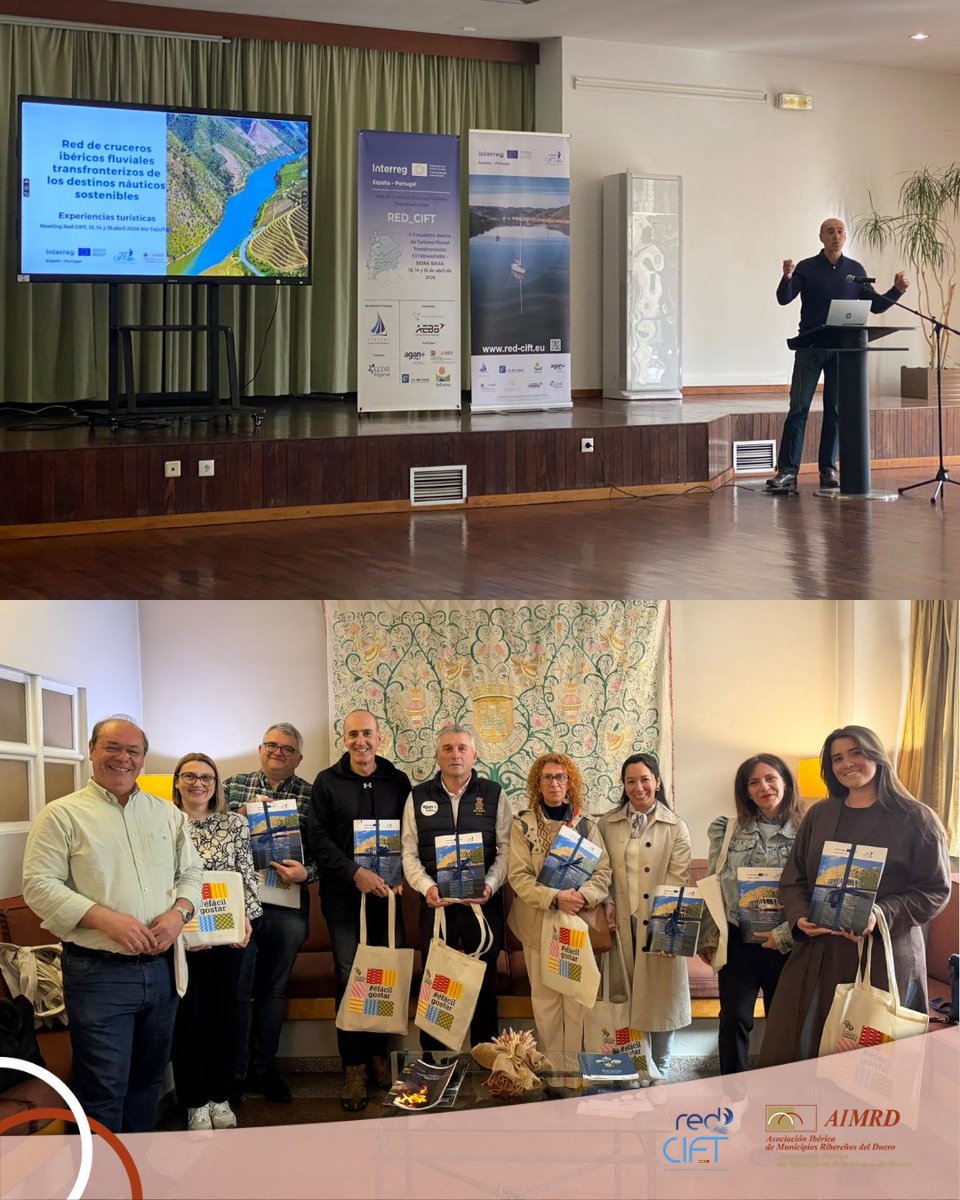 _AIMRD_'s tweet photo. Hoy, 14 de abril, la AIMRD ha participado en el Encuentro Extremadura–Beira Baixa, dentro del proyecto Red CIFT, en un espacio donde el agua vuelve a ser hilo común entre regiones vecinas.

Un encuentro para seguir sumando miradas sobre un mismo territorio compartido.

#redcift https://t.co/bvnX2pHZ1n