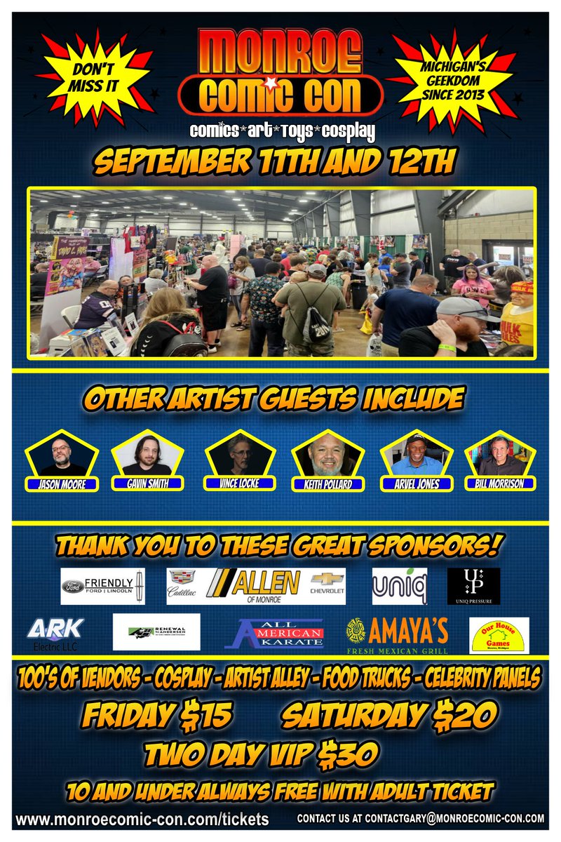 The Monroe Comic Con tweet media