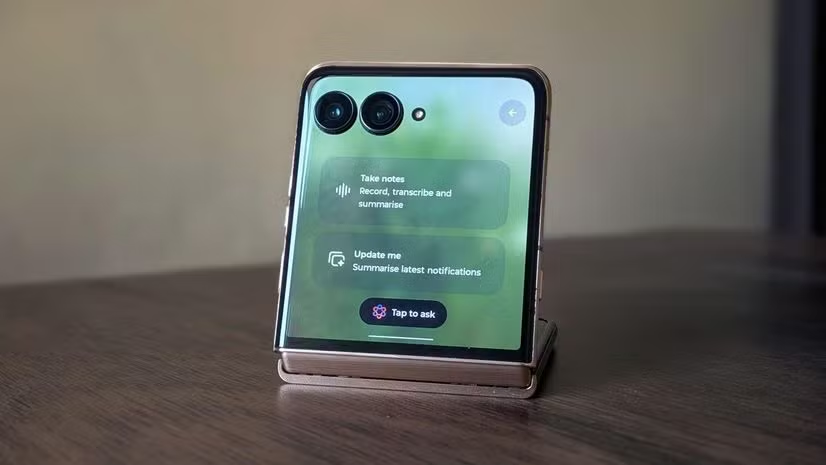 bsindia's tweet image. #TechWithBS | #Motorola's #Razr70Ultra is expected to arrive with a larger 5,000mAh battery, while retaining much of the design and hardware seen in last year's model.

Read more: mybs.in/2g5P09r | @AashishShriva08