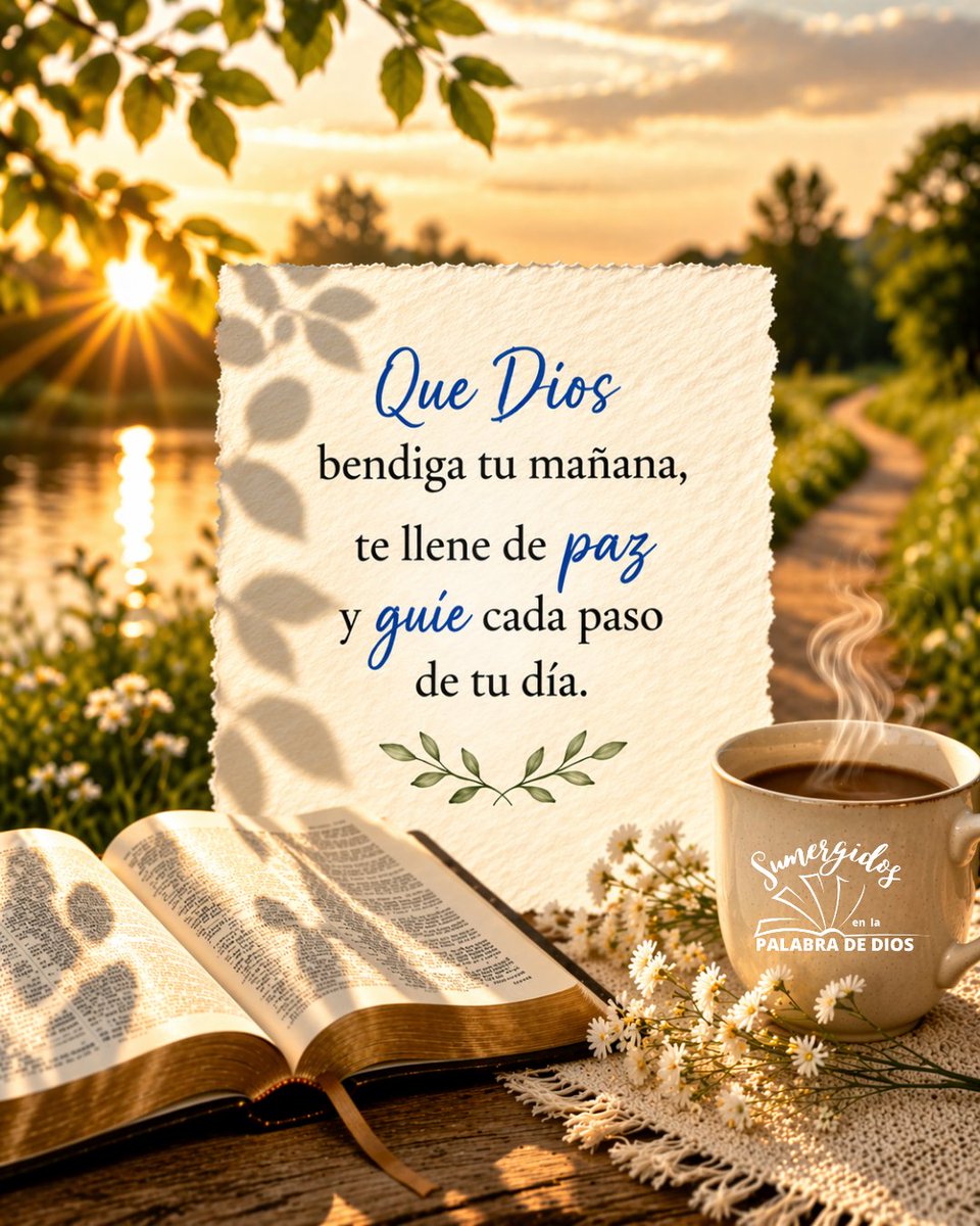 SumergidosPDios's tweet photo. No sabemos todo lo que traerá el día, pero sí podemos elegir empezarlo confiando en Dios https://t.co/oxb56TFwq8