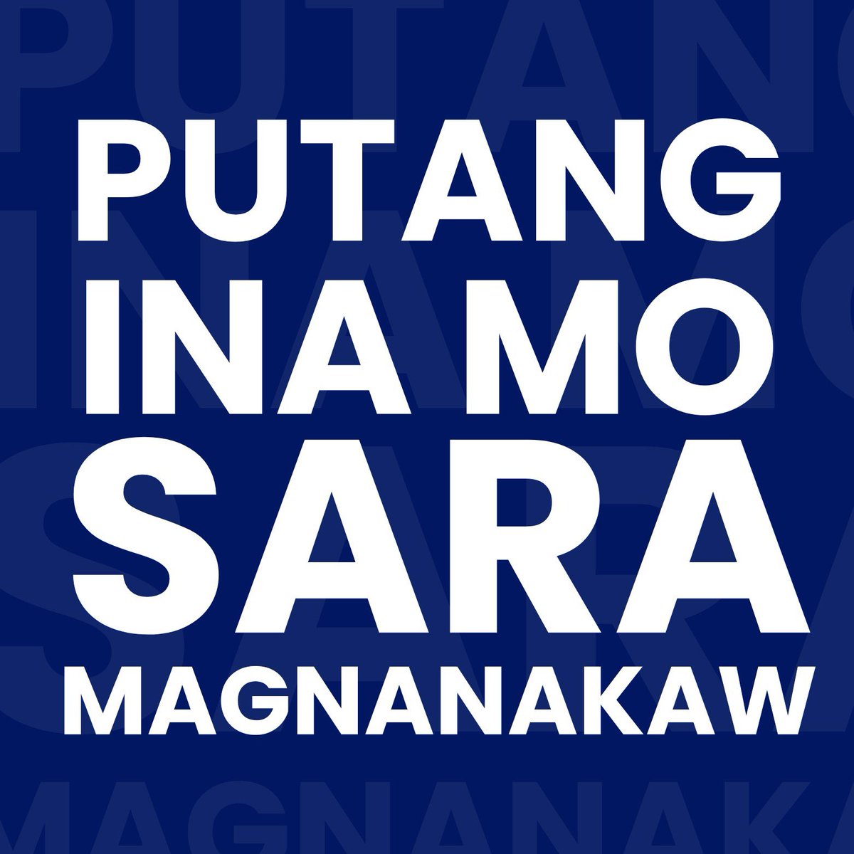 Impeach Sara Dutere. Putang inang mga salot na Duterte!