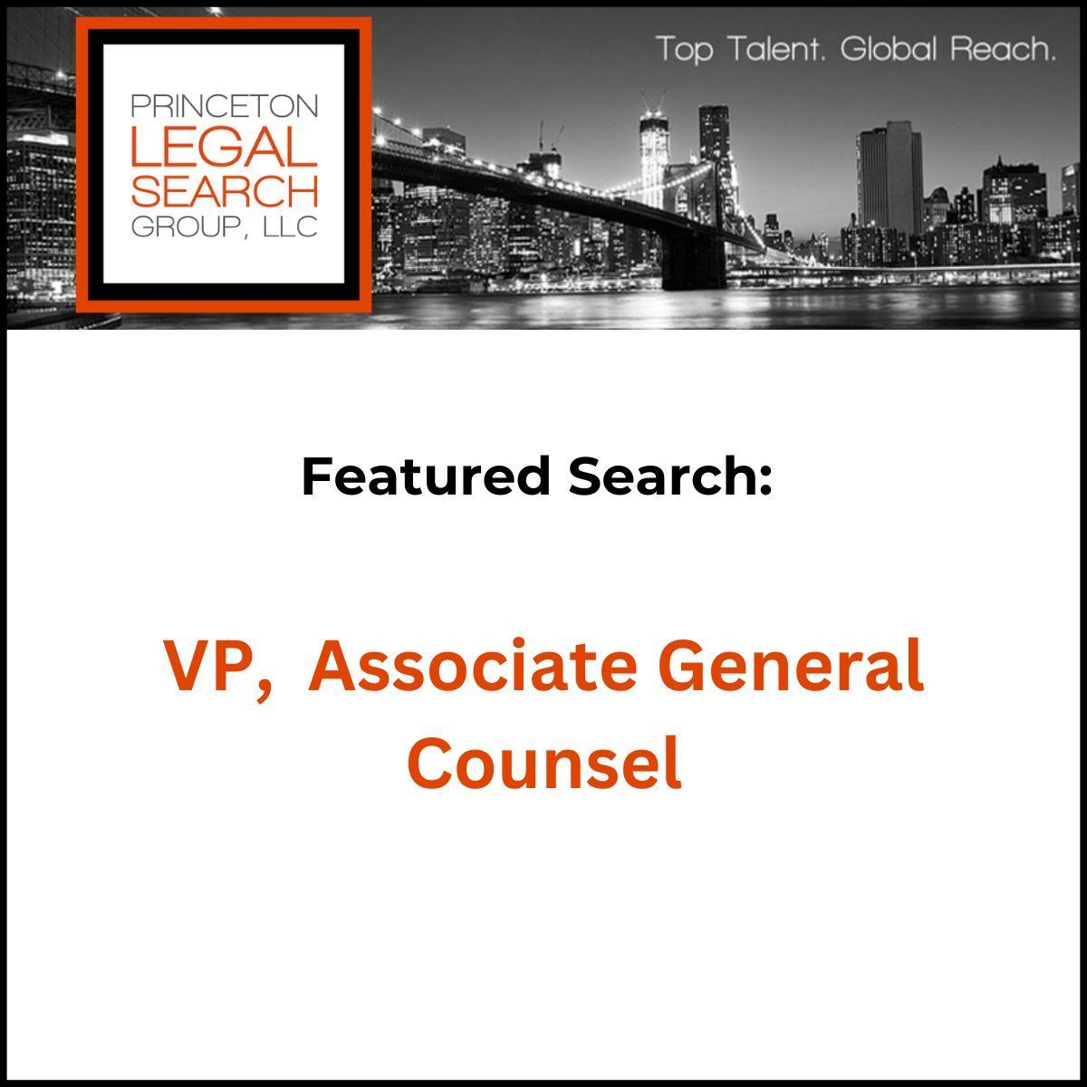 mcgarber's tweet photo. VP, Associate General Counsel – NJ
Lead legal strategy for research, clinical trials &amp; innovation at a major health system. 
👉 For full details and to apply: https://t.co/Tp0hZlV0op 

#LegalJobs #InHouseCounsel #HealthcareLaw #NJJobs https://t.co/14DznuP6Mc