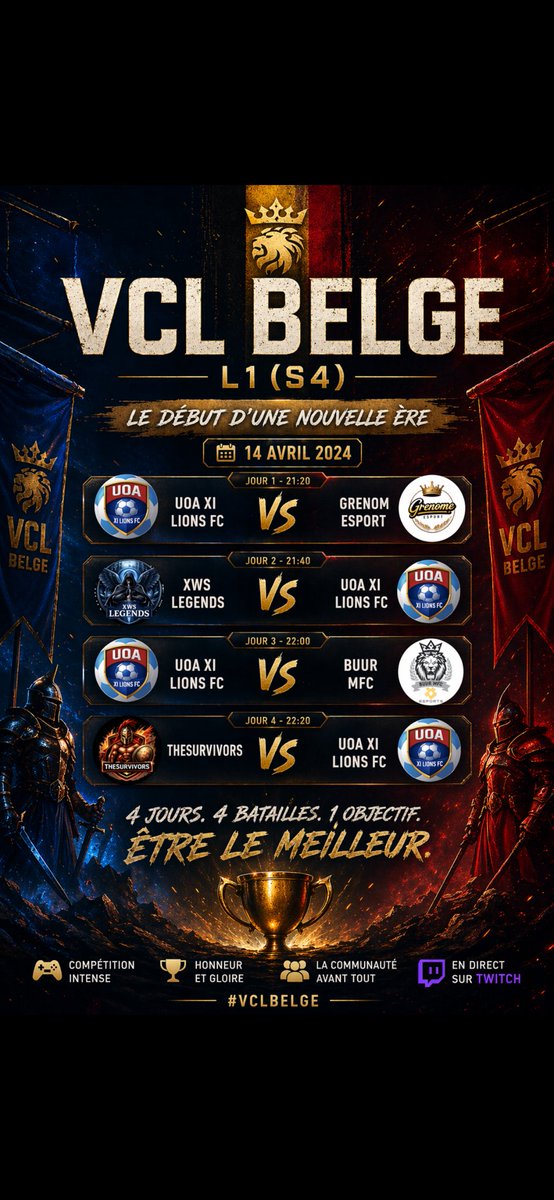 XI LIONS FC tweet media