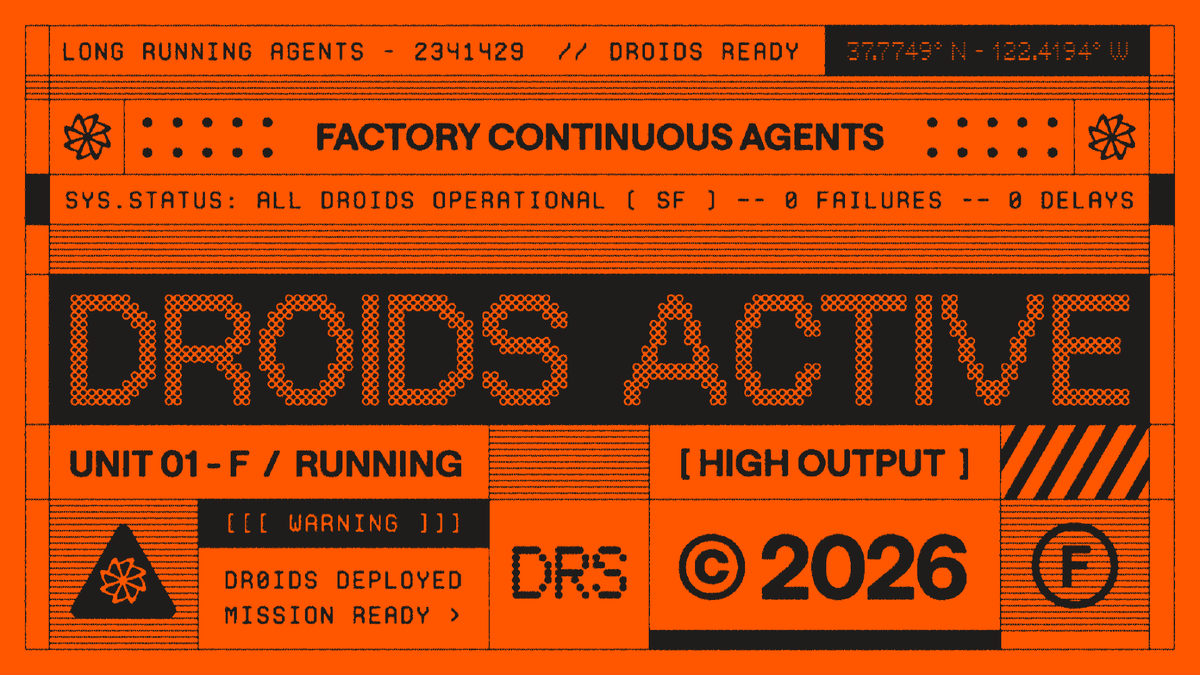 Design work for Factory https://t.co/nOMlhvypbi