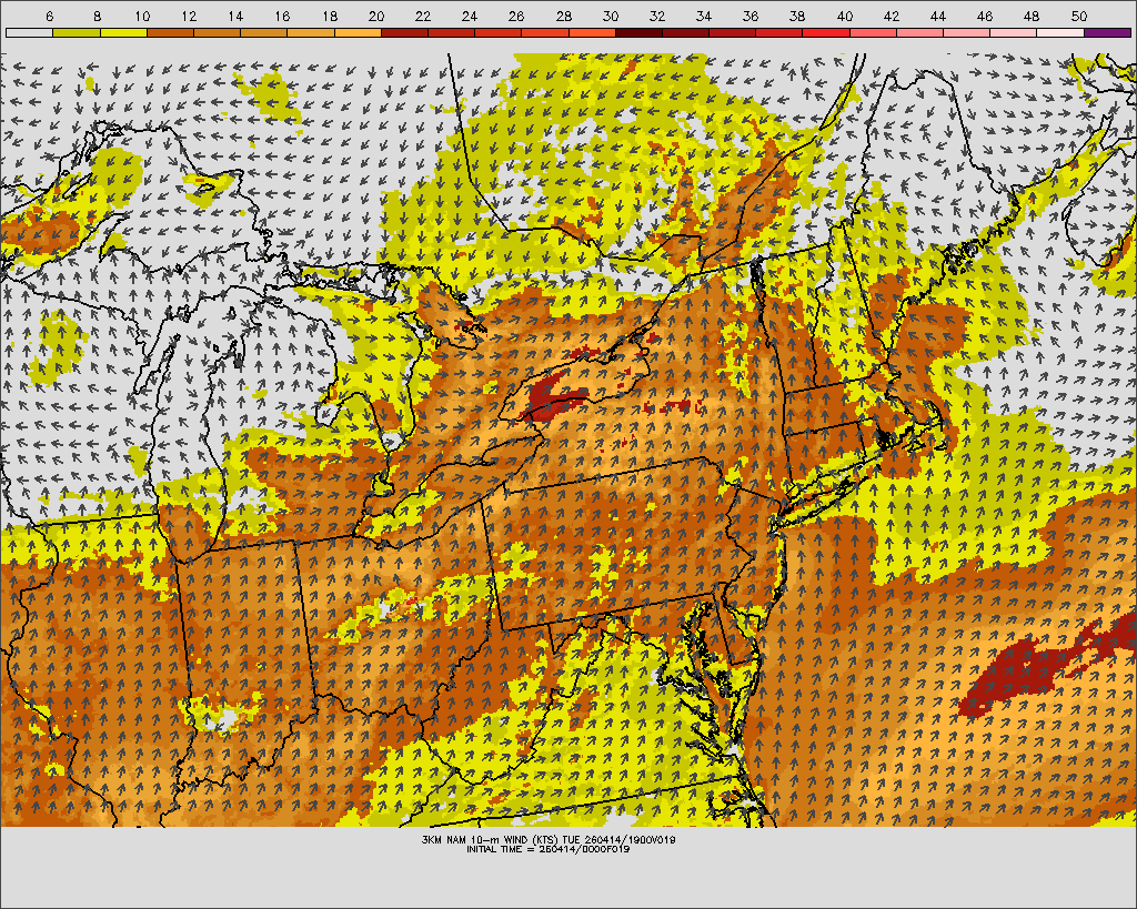 MUweather's tweet image. SW winds of 10-20 mph will continue to pump unseasonably warm air into northern MD, southeastern PA and the LSV today. Under partly-to-mostly sunny skies, high temps will soar into the mid 80s for most. #Getoutside and #enjoy our #summerpreview!