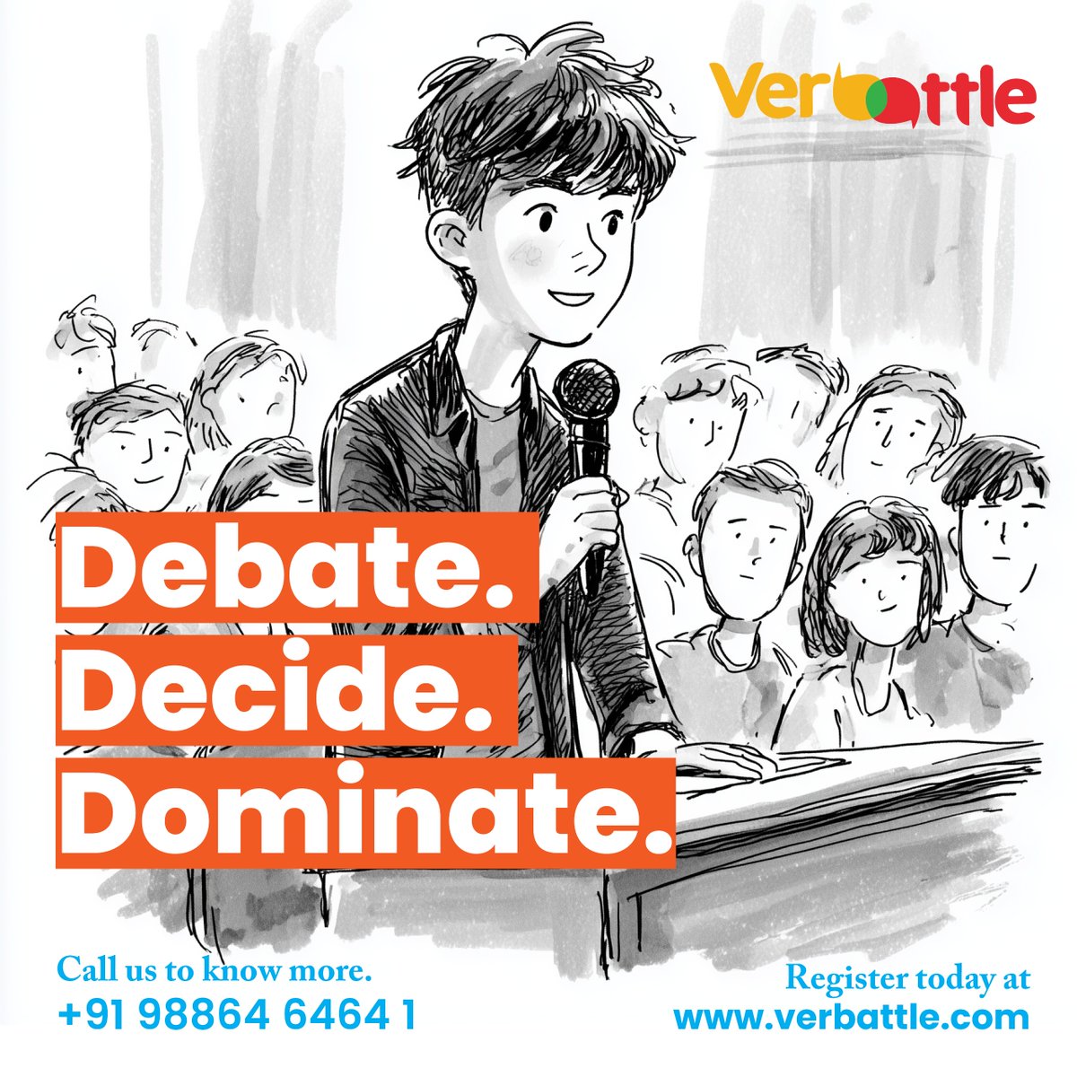 Verbattle's tweet photo. Secure their seat today.
Admissions open. Enroll today.

#VerbattleSummerCamp #summercamp #summervibes #SummerCamp2026 #education https://t.co/71VqCvdzna