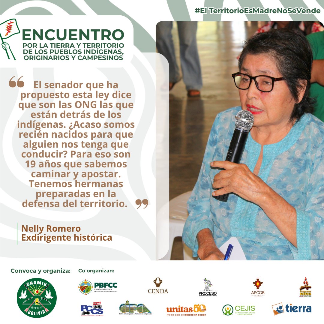 cejis_bolivia's tweet photo. 𝗘𝗡𝗖𝗨𝗘𝗡𝗧𝗥𝗢 𝗣𝗢𝗥 𝗟𝗔 𝗧𝗜𝗘𝗥𝗥𝗔 𝗬 𝗧𝗘𝗥𝗥𝗜𝗧𝗢𝗥𝗜𝗢 𝗗𝗘 𝗟𝗢𝗦 𝗣𝗨𝗘𝗕𝗟𝗢𝗦 𝗜𝗡𝗗𝗜́𝗚𝗘𝗡𝗔𝗦, 𝗢𝗥𝗜𝗚𝗜𝗡𝗔𝗥𝗜𝗢𝗦 𝗬 𝗖𝗔𝗠𝗣𝗘𝗦𝗜𝗡𝗢𝗦
Analizan el rumbo del régimen agrario y los puntos para una Agenda Nacional de Tierra y Territorio. https://t.co/5ZwCFv3AKc