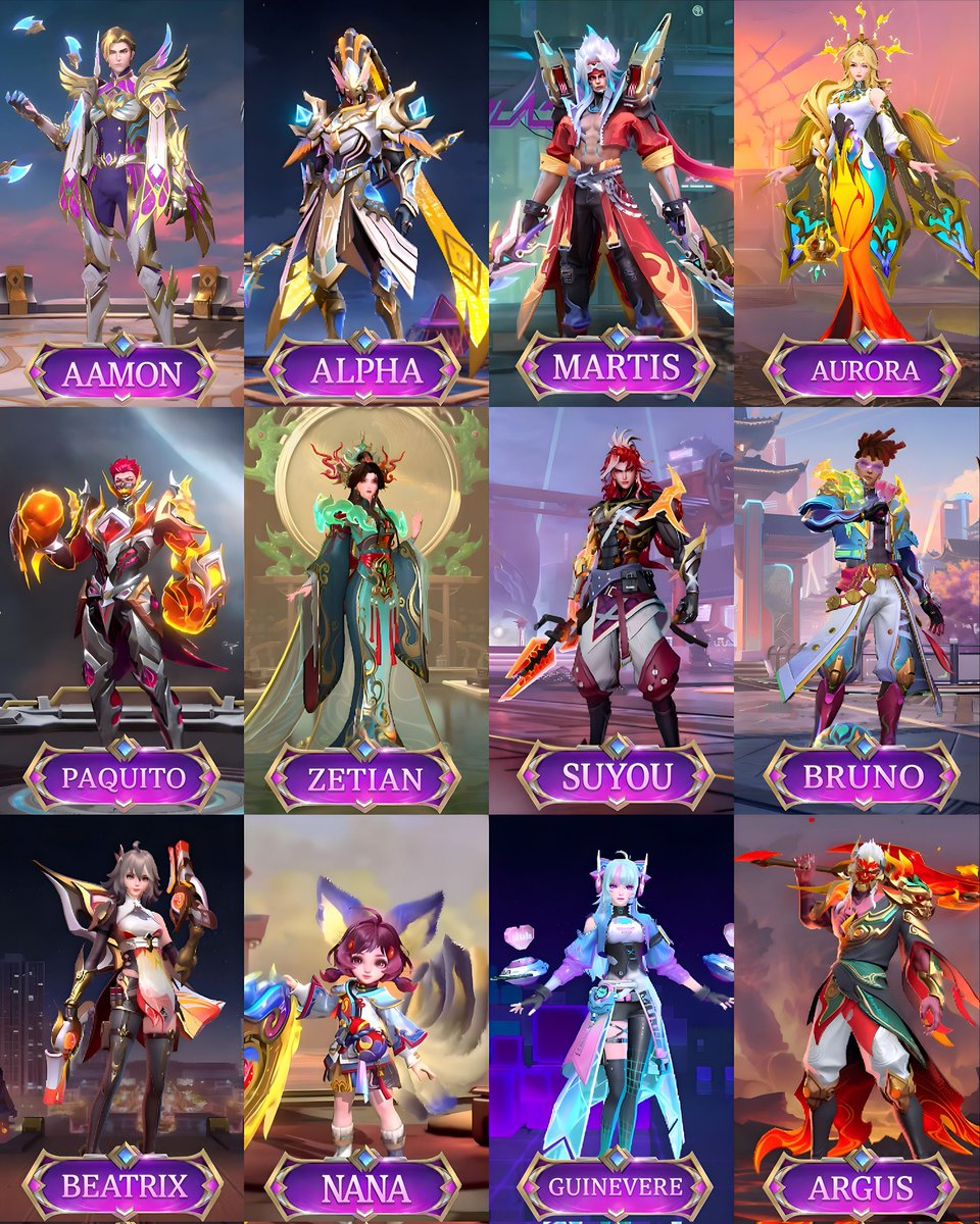 mlleaksfb's tweet image. All Upcoming Epic Tier &amp;amp; Unrelease Skins!! [Part 1]

#fyp #MLBB #mlbbhighlights