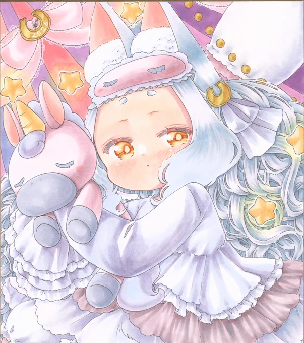 #凍結祭りでフォロワー減ったから自己紹介して逆に増やす うちの子メインに創作しています。 全部アナログCopicで描いてます。 うちの子チェンジ展参加の、黒猫の奈和なおと白猫の雪叶ユキです。 可愛いフワフワしたものが好きです。