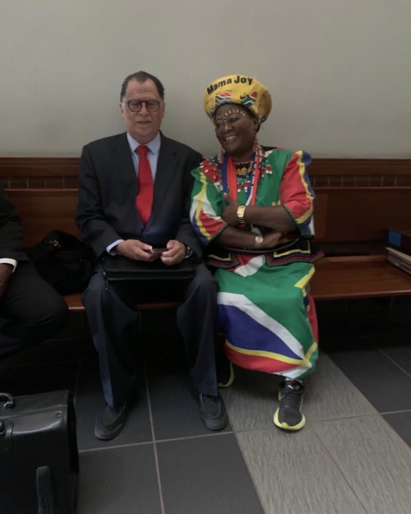 InsideOutNewsS's tweet photo. [BREAKING]

Mama Joy in court showing support to ANC member &amp; SAFA President Danny Jordaan as he face charges of fraud and corruption. https://t.co/7QDhBa1yl6