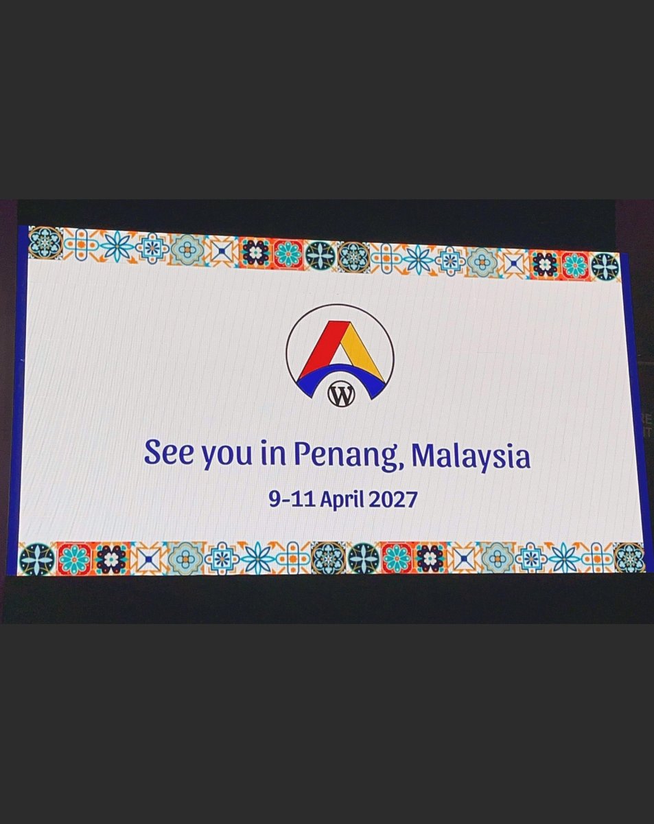 awsmin's tweet photo. WordCamp Asia Mumbai was something else 🔥
Great energy, great people, and a solid step forward for the community.

Proud that our team at  @wpcontent_co  was an official media partner 🙌

On to WordCamp India next… and Malaysia 🇲🇾

#WordCampAsia #WordPress #WCAsia https://t.co/DaIwGzttWK