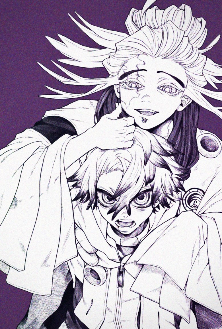 Kei_221114's tweet image. #ガチアクタ   #GACHIAKUTA   #GachiArt
#ルド　#タムジー　#タムジー・カイネス

『🟦+🟥＝　』

周りをよく見て面倒見がいいタムジーさんと、
素直... sketch.pixiv.net/items/24556443…