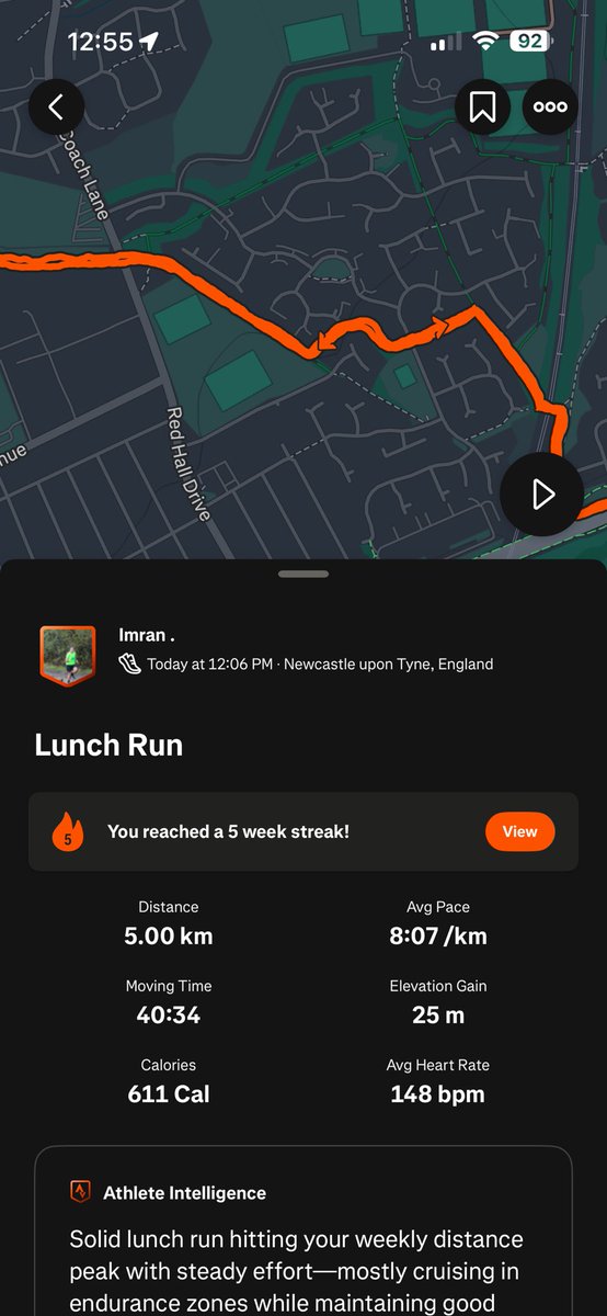 Nice day for a 5km run