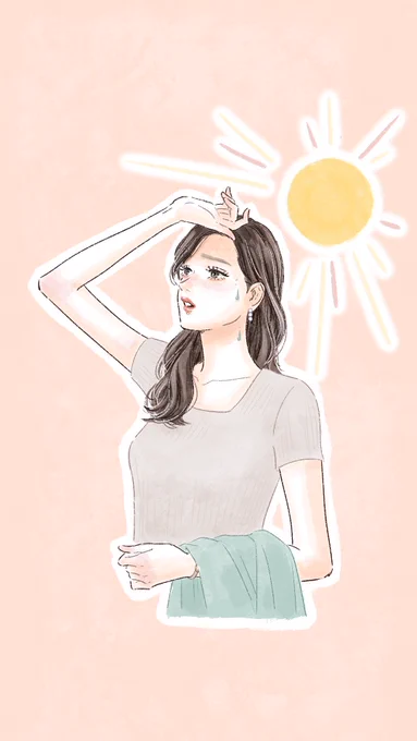 資生堂『MAQuillAGE』さんの広告イラストを3カット担当いたしました。 この度は素敵なご依頼ありがとうございました