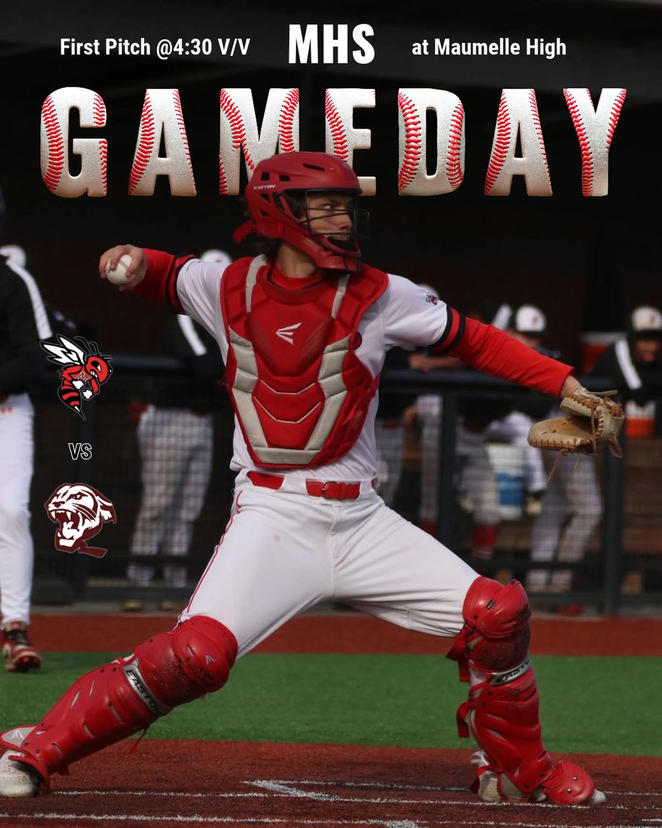 BaseballAtMHS's tweet photo. 🚨 Hornet Baseball Gameday 🚨 
🆚 Benton V,V
📍 Maumelle High School
⏰ 4:30pm
🎫 https://t.co/c8kiQgQvqH https://t.co/iTXKjMqFOZ