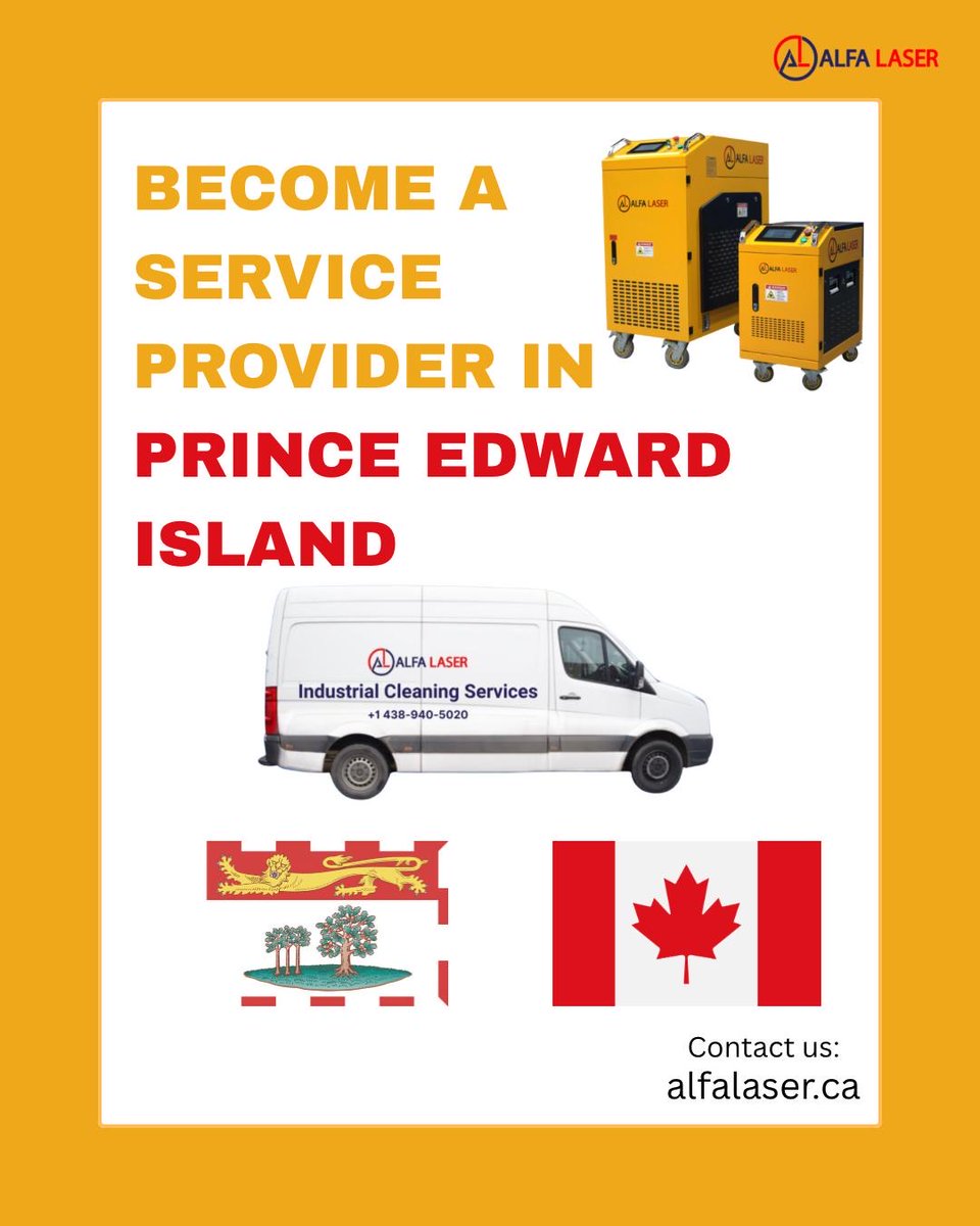 LaserAlfa's tweet image. Salt air vs. #PEI Infrastructure: Change the game with ALFA LASER. Launch a precision cleaning service for the marine and ag sectors in #Chtown &amp;amp; #Summerside. Low overhead, high demand.

See how: wix.to/JkLxk0e 🌊🛠️ #AtlanticCanada #PEIBiz #BlueEconomy