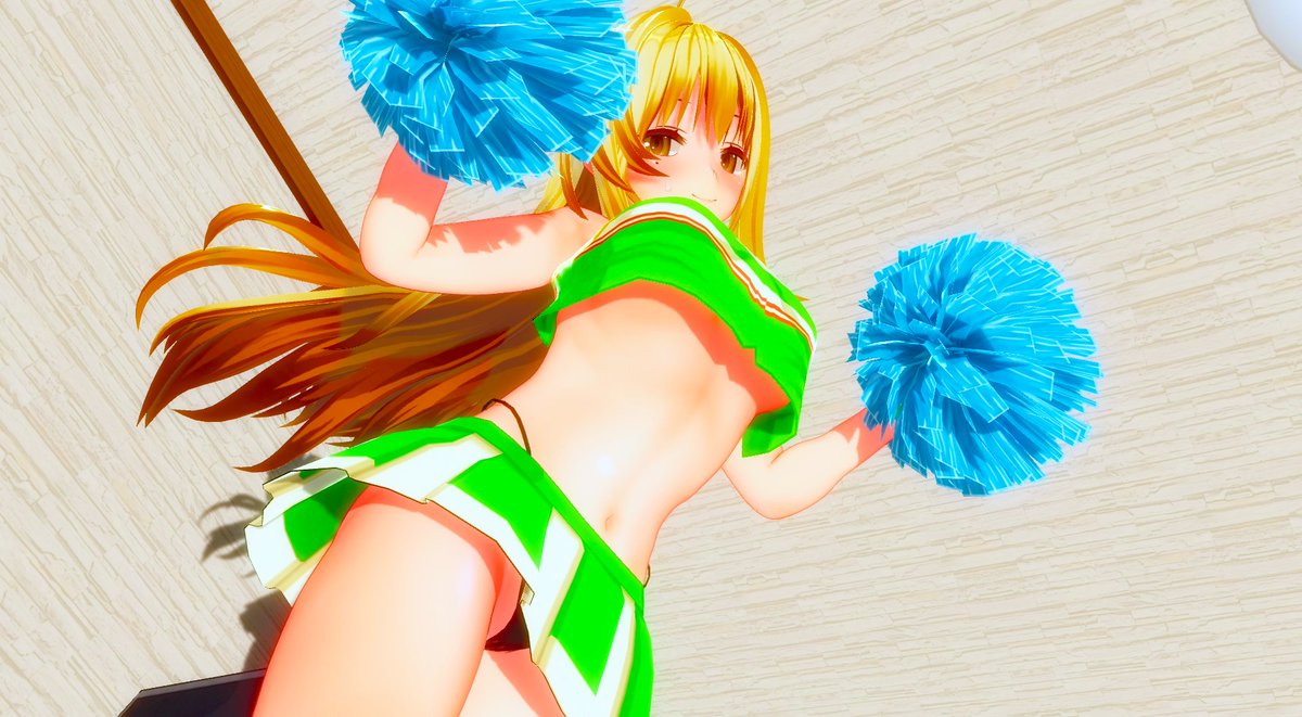 健全なチアガールヒロイン
が、がんばれー..がんばれー！
#COM3D2 #カスタムオーダーメイド3D2