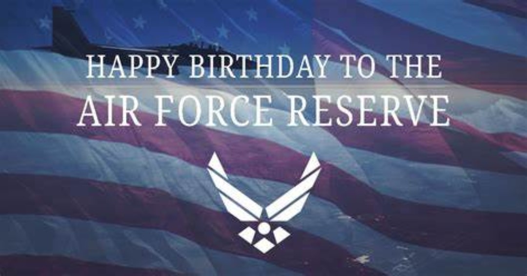 Today, we celebrate the Air Force Reserve Birthday, est. 1948. We honor their dedication and sacrifice. Their legacy of service, from combat missions to humanitarian efforts, resounds through this hallowed ground, embodying the spirit of excellence and commitment.