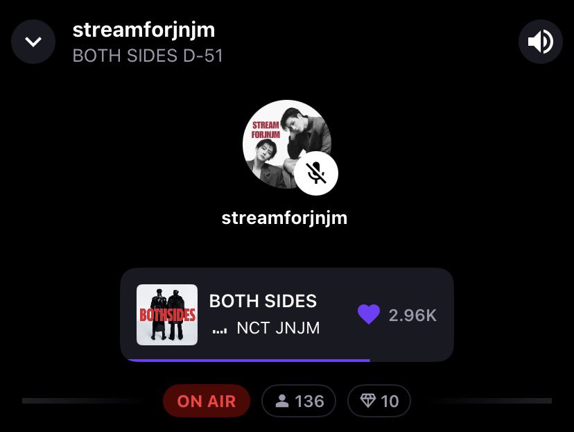 🔴 @StreamForJNJM is now ON-AIR

🎯 265 listeners 

แอดมินเปิดห้องอยู่นะคะ มาเข้าห้องสตรีมกันเยอะ ๆ น้า มาบูสยอด Both Sides กันค่ะ💪🏻

‼️ อย่าลืมเช็คการเชื่อมต่อด้วยนะคะ‼️

🖇️ stationhead.com/streamforjnjm

#สตรีมเพื่อเจโน่แจมิน