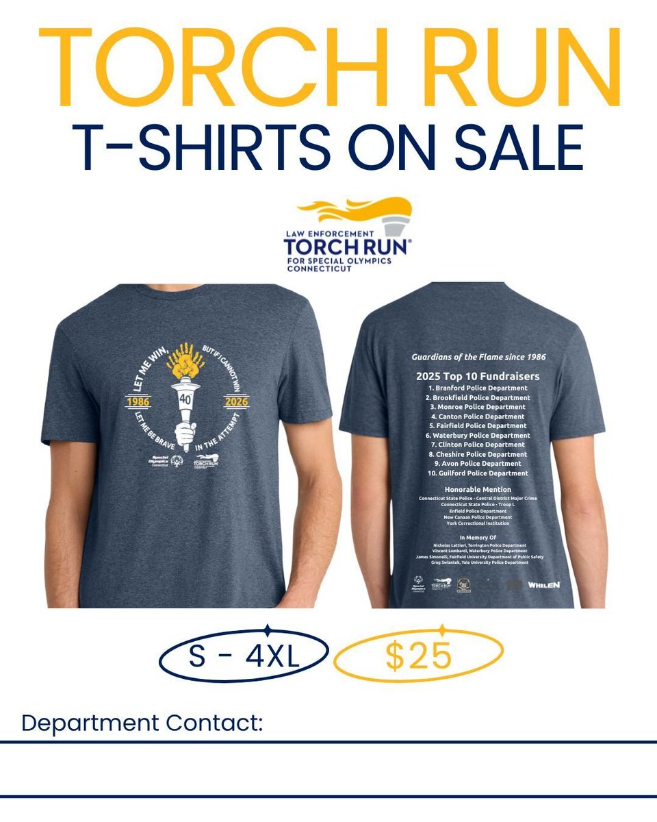 Connecticut Law Enforcement Torch Run tweet media