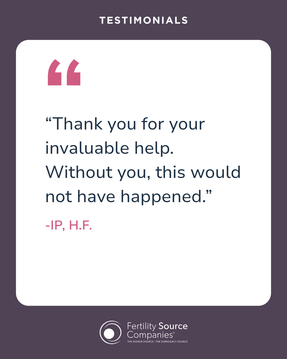 SurrogacySOURCE's tweet photo. We're honored to play a role in such a life-changing journey. Supporting intended parents every step of the way is what drives us, and messages like this mean everything. 💛

#EggDonation #DonorEggs #SurrogacyJourney #SurrogacySupport #IntendedParents #FamilyBuilding https://t.co/9IFEBYlfQf