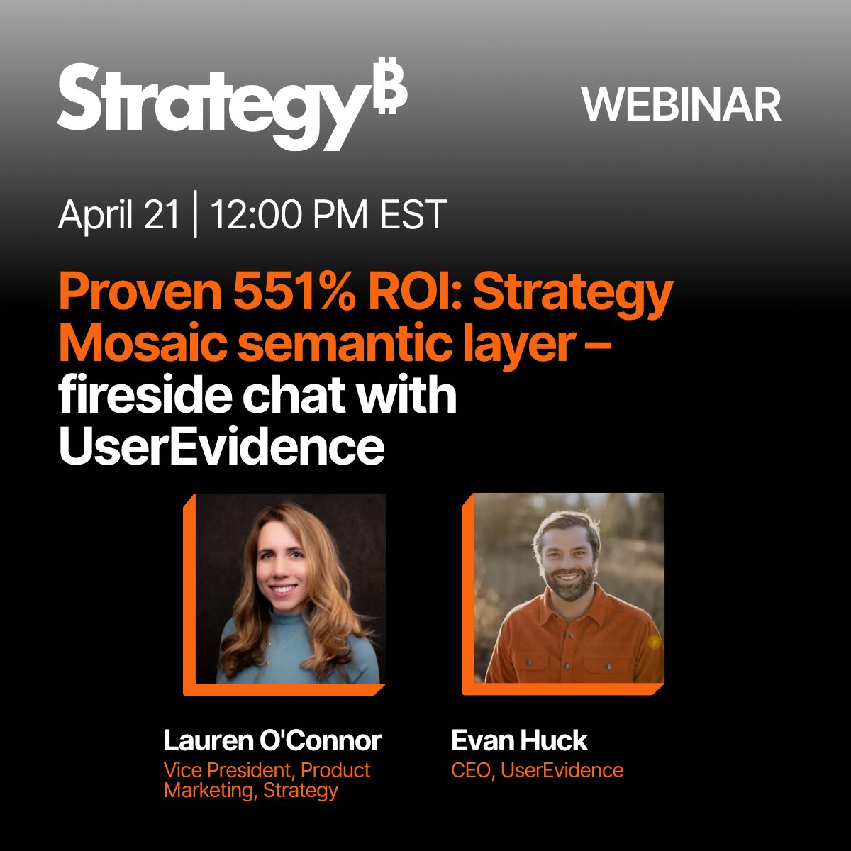 MicroStrategy's tweet image. Join Strategy and  for an exclusive fireside chat as we break down the real ROI of a unified semantic layer on April 21 @ 12 PM EST.

Save your spot → ow.ly/HCcb50YGN7Q

#SemanticLayer #DataAnalytics #BusinessIntelligence #DataGovernance #EnterpriseAI
