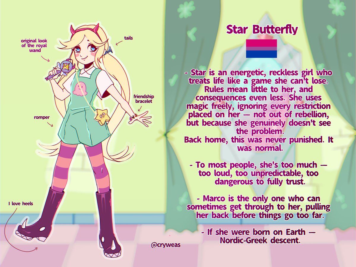 cryweas's tweet image. My AU 🥰

#staragainsttheforcesofevil #star