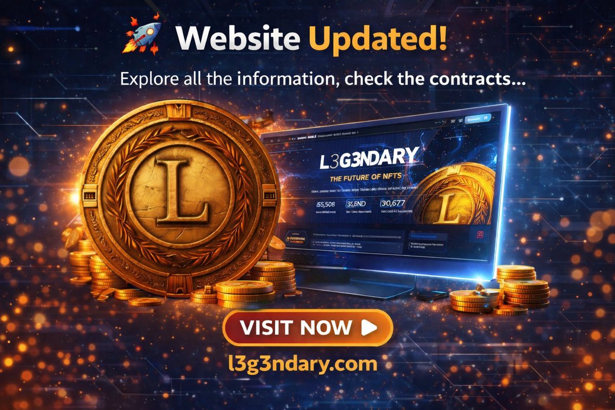 l3g3ndary_dep's tweet image. 🚀 Website Updated

We’ve upgraded the  website — explore the full ecosystem, check all details, and verify contracts.

Everything is transparent. Everything is on-chain. 🔗

🌐 l3g3ndary.com

Stay informed. Stay legendary 💎

#LGND #L3G3NDARY #NFT #Crypto2026