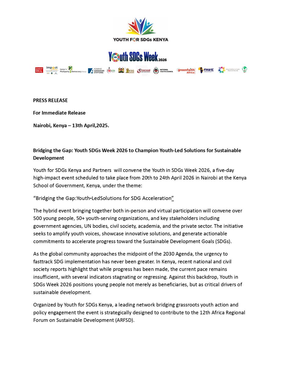 Youth4SDGs tweet media