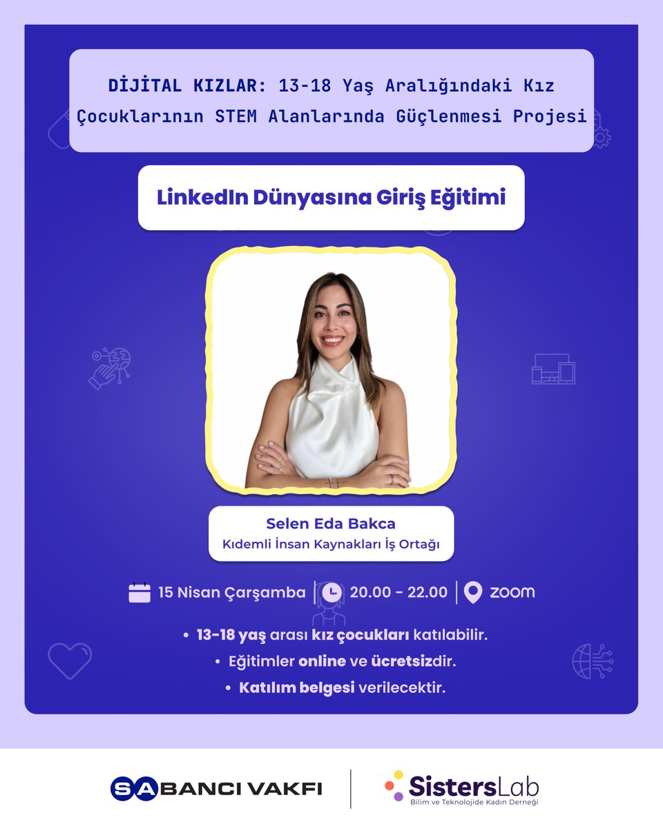 SistersLab - Bilim ve Teknolojide Kadın Derneği tweet media
