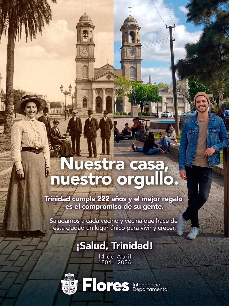 MarcosRuso15's tweet photo. ¡𝑵𝑼𝑬𝑺𝑻𝑹𝑨 𝑪𝑨𝑺𝑨, 𝑵𝑼𝑬𝑺𝑻𝑹𝑶 𝑶𝑹𝑮𝑼𝑳𝑳𝑶!

Trinidad cumple 222 años y el mejor regalo es el compromiso de su gente.

¡Salud, Trinidad!